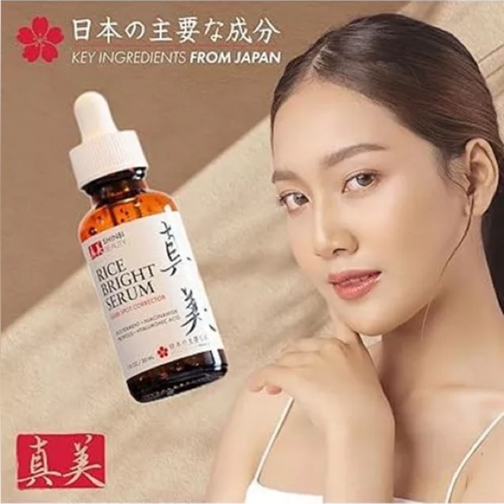 Shinbi Beauty Rice Bright‎ Serum 1oz NWB | Clean, Vegan, Brightening Skincare - Picture 5 of 13